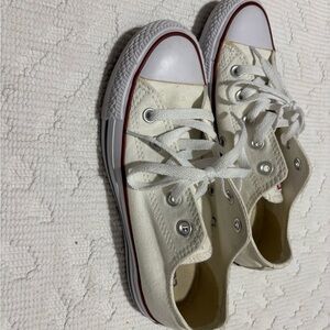Classic White Canvas Sneakers